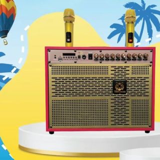 Loa hát karaoke Bluetooth kèm 2 mic giá rẻ! giá sỉ