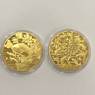 Sỉ Xu Cá Chép Tài Lộc Mạ Vàng Phong Thuỷ May Mắn Kèm Túi Gấm Đỏ, lì xì Tết.
