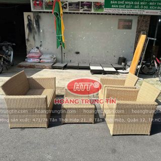 Sofa nhựa giả mây giá rẻ sofa mây nhựa cao cấp thanh lý mới giá rẻ tại xưởng sản xuất