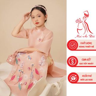 Sỉ buôn áo dài trẻ em - xưởng may áo dài hoàng mai