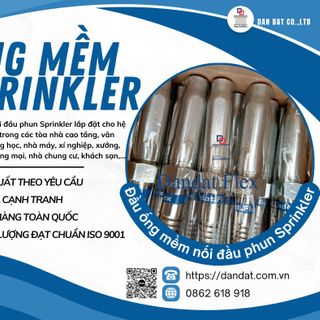 Ống Mềm Sprinkler, Khớp nối mềm PCCC – Giải Pháp Linh Hoạt Cho Hệ Thống Phòng Cháy Chữa Cháy giá sỉ