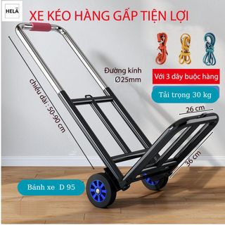 Xe kéo hàng gấp gọn giá sỉ