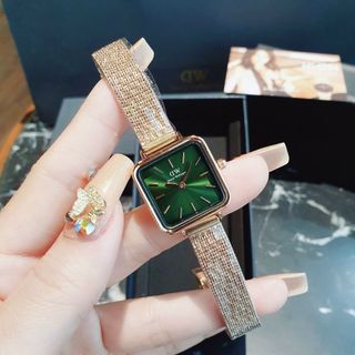 ĐỒNG HỒ NỮ THỜI TRANG D.W DÂY LƯỚI VUÔNG MINI 6