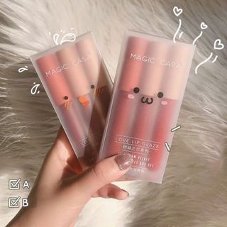Set Son Kem Lì Magic Casa Love Lip Glaze Nội Địa Trung