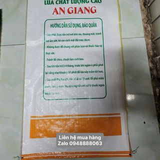 Cung cấp bao đựng lúa giống 40kg in sẳn có PE 40g