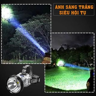 Đèn đội đầu T998 siêu sáng 3 chế độ, chống nước