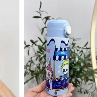 BÌNH GIỮ NHIỆT INOX 420ML HỌA TIẾT LABUBU