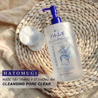 Nước Tẩy Trang Ý Dĩ Dưỡng Ẩm Hatomugi 500ml