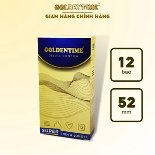 Bao cao su siêu mỏng goldentime kéo dài thời gian