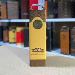 Hộp đựng rượu vang loại 1 chai 750ml - Đĩa vàng