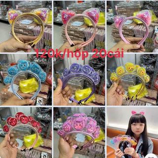 Bòm các loại mới hottrend giá ghi trên sảm phẩm kèm số lượng như đã ghi