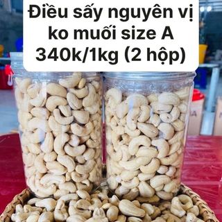 Hạt điều sấy nguyên vị giá sỉ