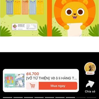 VỞ TỪ THIỆN CHO HỌC SINH CÁC CẤP