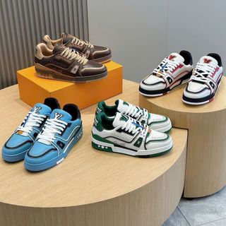 Giày Sneaker Thể Thao "L o u i s V u i t t o n" (L V) Sneaker Like Authentic 1.1