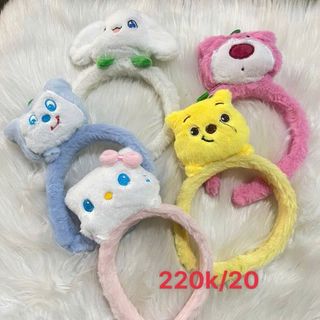 Bòm(băng đô) tai thỏ gấu đủ kiểu nhân vật nổi tiếng đang hottrend giá và số lượng ghi trên sản phẩm