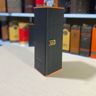 Hộp đựng rượu vang loại 1 chai 750ml - Viền cam