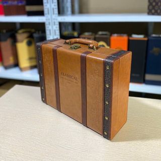 Hộp đựng rượu, hộp da Cao Cấp dạng vali - Classico