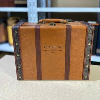 Hộp đựng rượu, hộp da Cao Cấp dạng vali - Classico