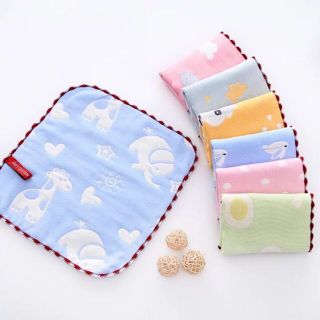 Sét 10 Khăn Sữa Jasmine Baby hiệu LEE LEE 6 Lớp giá sỉ