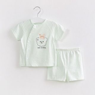 Bộ quần áo cộc tay Hello Jasmine baby cho bé từ 3 - 24 tháng tuổi giá sỉ