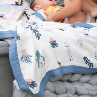 Khăn tắm sợi tre 4 lớp aden&anais cho bé Jasmine Baby nhiều màu ngộ nghĩnh giá sỉ