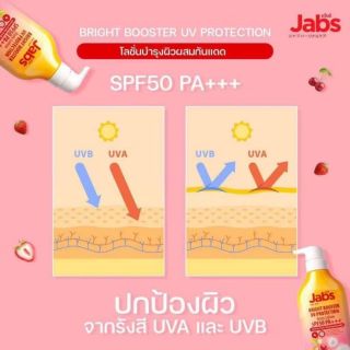 [Chính Hãng] Sữa Dưỡng Thể Jabs Bright Booster UV Protection SPF50 PA+++ 450ml Thái Lan