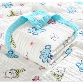 Khăn tắm 6 lớp Aden&anais cho bé Jasmine Baby vải xô bo viền giá sỉ