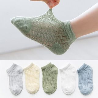 Set 5 đôi tất lưới mùa hè thoáng khí siêu mát lạnh cho bé Jasmine Baby giá sỉ