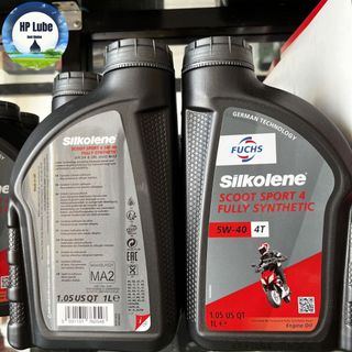 Nhớt Xe Tay Ga Fuchs Silkolene Scoot Sport 4 5w40 1L Full Tổng Hợp