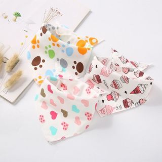 Set 5 Yếm Cotton 2 Lớp cho bé Jasmine Baby nhiều màu giá sỉ