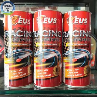 Nhớt Zeus Racing 10w40 1L Full Tổng Hợp Cho Xe Số, Côn Tay, PKL giá sỉ