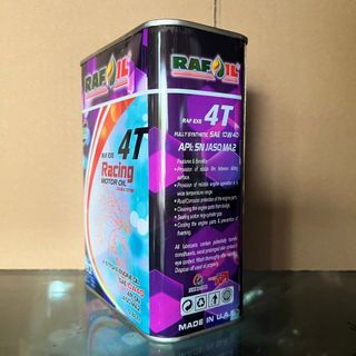 Nhớt Rafoil 10W40 Lon 0.8L/ 1L Full Synthetic dành cho xe số, côn tay