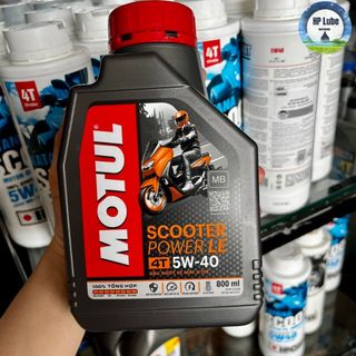 Nhớt Xe Tay Ga Motul Scooter Power LE 5W40 0.8L