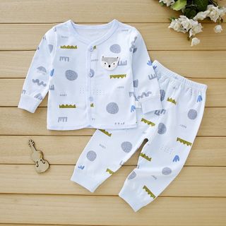 Bộ quần áo dài tay cho bé Jasmine Baby cho bé 100% COTTON giá sỉ