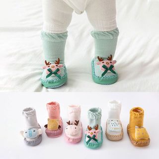 Giày tập đi cho bé Jasmine Baby in hình gấu thỏ (BỐT ĐÍNH) giá sỉ