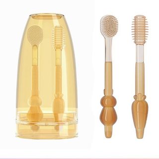 Set rơ lưỡi và bàn chải đánh răng silicon Jasminebaby cho bé từ 0 - 18 tháng giá sỉ