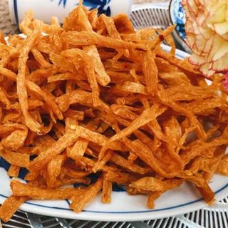 Khô Mực Xé Sợi Chay 200g - Thơm Ngon Đậm Vị, Thích Hợp Cho Mọi Bữa Ăn