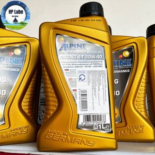 Nhớt ALPINE Racing 4T 10w40 1L Cho Xe Số, Côn Tay, PKL
