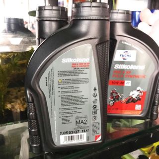 Nhớt Fuchs Silkolene 10w40 Pro4 Cho Xe Số, Xe Côn Tay