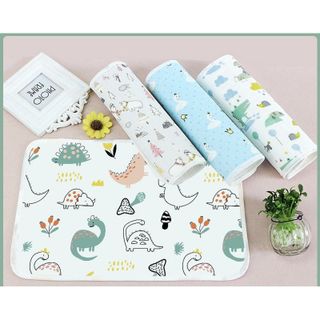 Miếng lót thay bỉm Jasmine Baby chống thấm 5 lớp sợi tre Organic cho bé ( 30x40cm)