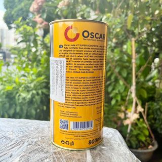 Nhớt Xe Tay Ga Oscar Jade 4T Super Scooter 800ml 10w40 Full Tổng Hợp
