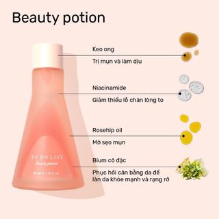 Tinh Chất Dưỡng Da Cao Cấp Dạng Dầu To Do List Beauty Potion 60ml