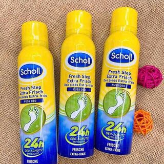 Xịt chân khử mùi hôi chân Scholl Fresh Step Extra Frisch Deo pieds Extra-fairs 24h giá sỉ