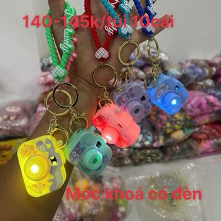 Móc khoá có đèn nhiều kiểu đa dạng giá trên tường sản phẩm lố 12 và lốc 10 hottrend