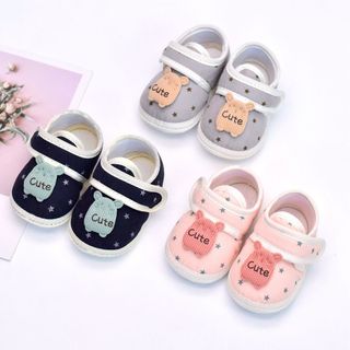 Giày tập đi vải cho bé Jasmine Baby cotton có chống trượt giá sỉ