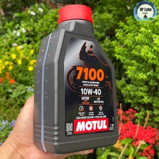 Nhớt Motul 7100 10w40 1L Full Tổng Hợp Cap Cấp Công Nghệ Ester Cho Xe Số, Côn Tay, PKL