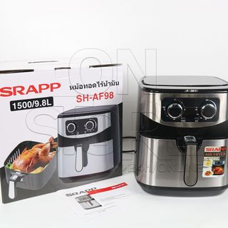 Nồi Chiên Không Dầu Dung tích 9.8L Chính Hãng Bảo Hành 12 Tháng SRAPP SH-AF98A
