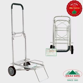 Xe Đẩy Xếp Gọn Inox - Tải Trọng 50 Kg - xe đẩy đi chợ đa năng giá sỉ