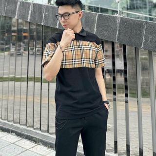 ÁO THUN NAM CỔ TRỤ PHỐI THÂN BBR AH15