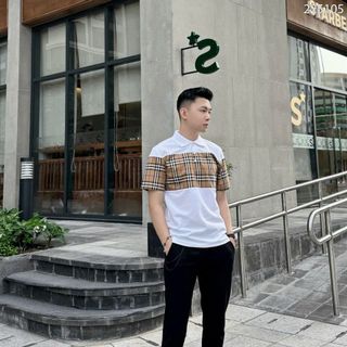ÁO THUN NAM CỔ TRỤ PHỐI THÂN BBR AH15
